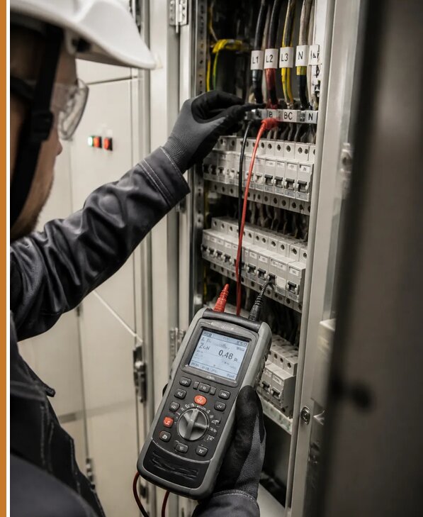 Измерение цепи фаза ноль в Мирном от 1011 р. | Авеста ОТиПБ