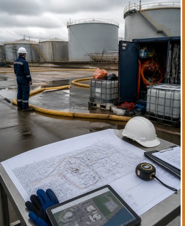 Разработка плана ликвидации разливов нефти в Мирном